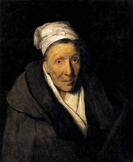 Theodore   Gericault A Madwoman and Compulsive Gambler Spain oil painting art